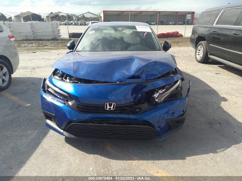 VIN 2HGFE2F52NH594864 2022 HONDA CIVIC SEDAN SPORT