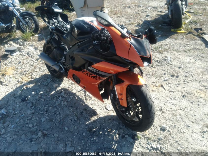 2020 YAMAHA YZFR6 JYARJ28E7LA007439
