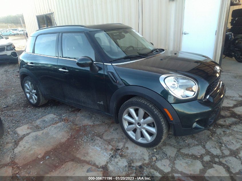 2013 MINI COOPER COUNTRYMAN S ALL4 - WMWZC5C56DWP31972