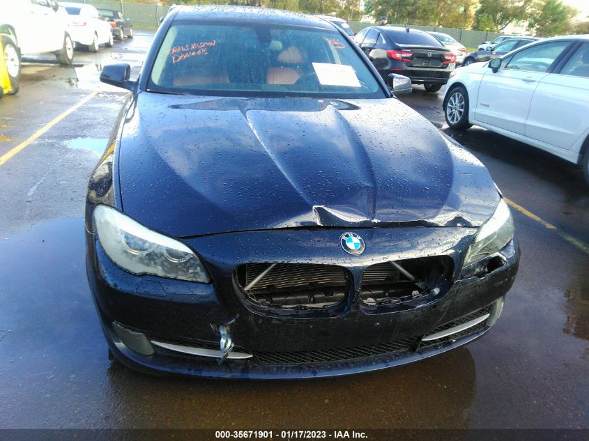 2013 BMW 5 SERIES 535I - WBAFR7C58DC829402