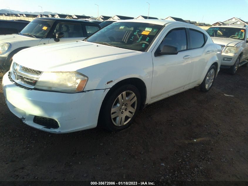 2014 DODGE AVENGER SE 1C3CDZAB4EN202697