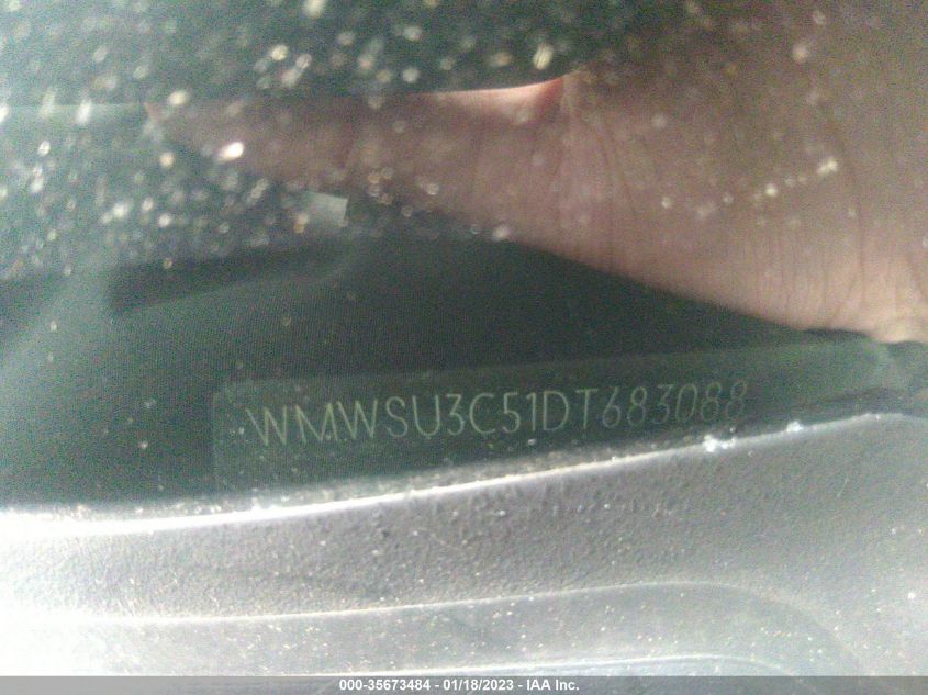 2013 MINI COOPER HARDTOP - WMWSU3C51DT683088