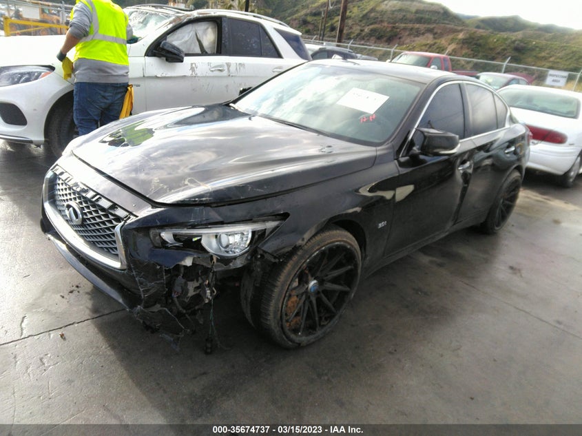VIN JN1EV7AP7KM516656 2019 INFINITI Q50 3.0T SPORT