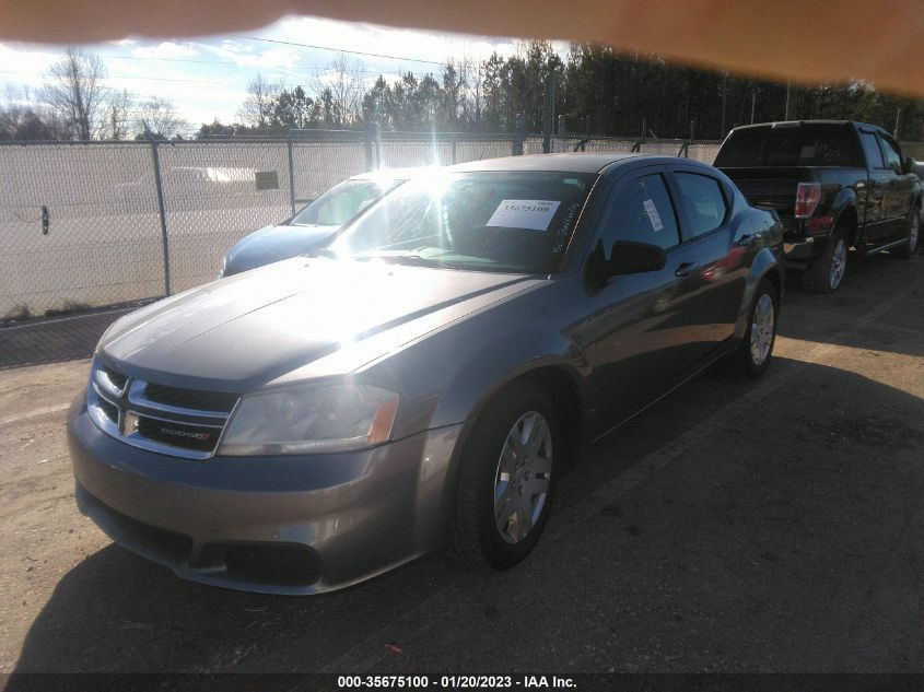 2013 DODGE AVENGER SE 1C3CDZAB7DN615907