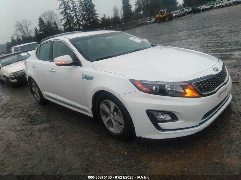 2014 KIA OPTIMA HYBRID LX - KNAGM4AD1E5068102