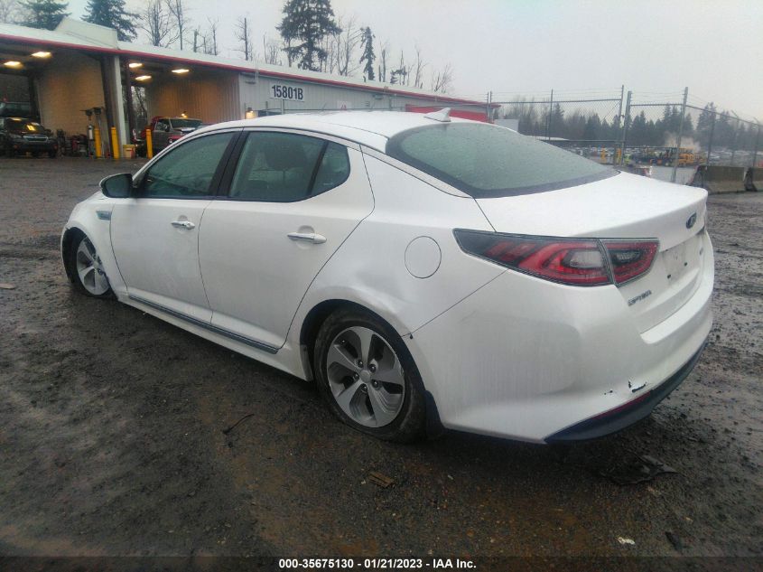 2014 KIA OPTIMA HYBRID LX - KNAGM4AD1E5068102