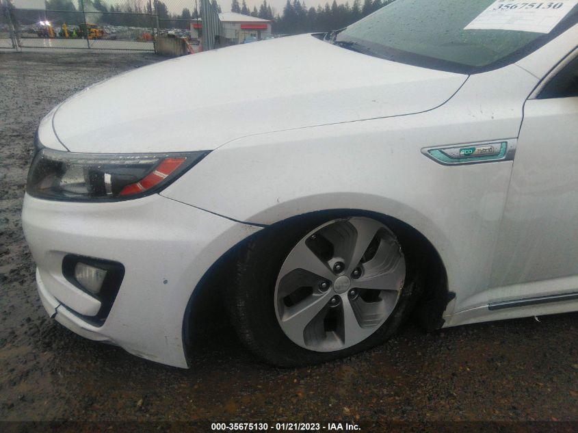 2014 KIA OPTIMA HYBRID LX - KNAGM4AD1E5068102