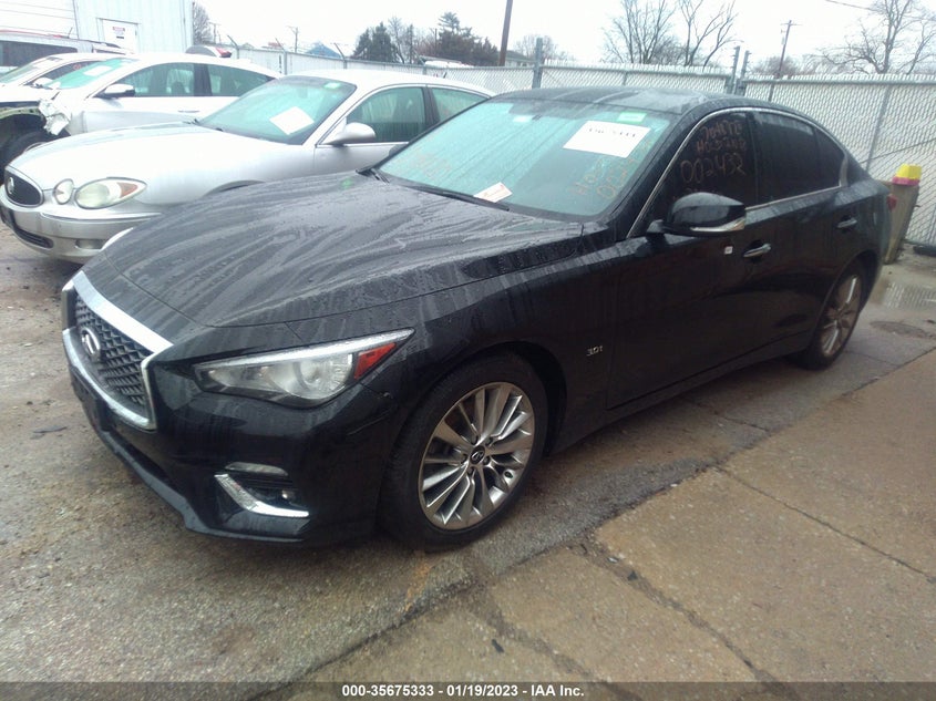 VIN JN1EV7AR7LM257248 2020 INFINITI Q50 3.0T LUXE