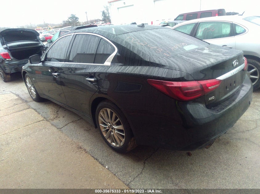 VIN JN1EV7AR7LM257248 2020 INFINITI Q50 3.0T LUXE