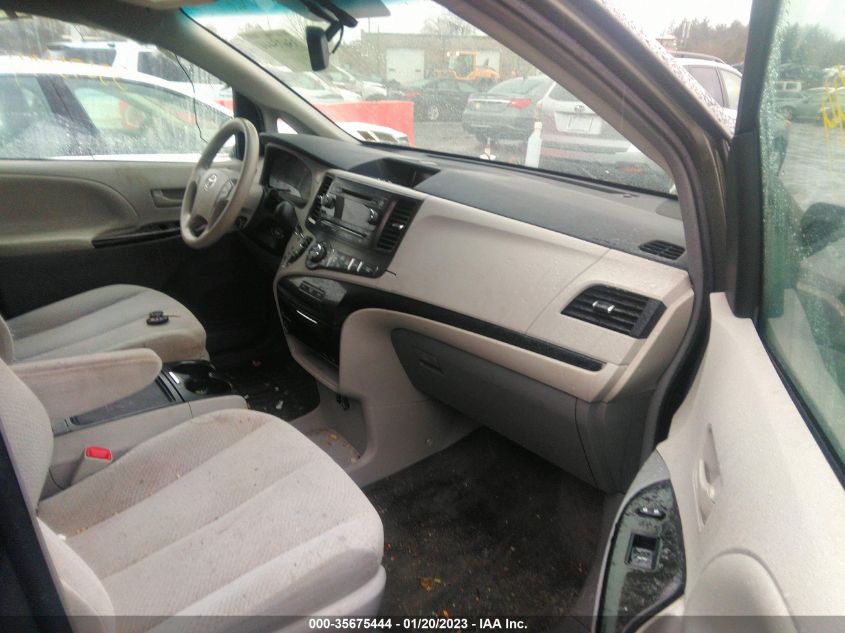 2013 TOYOTA SIENNA LE - 5TDJK3DC1DS050381