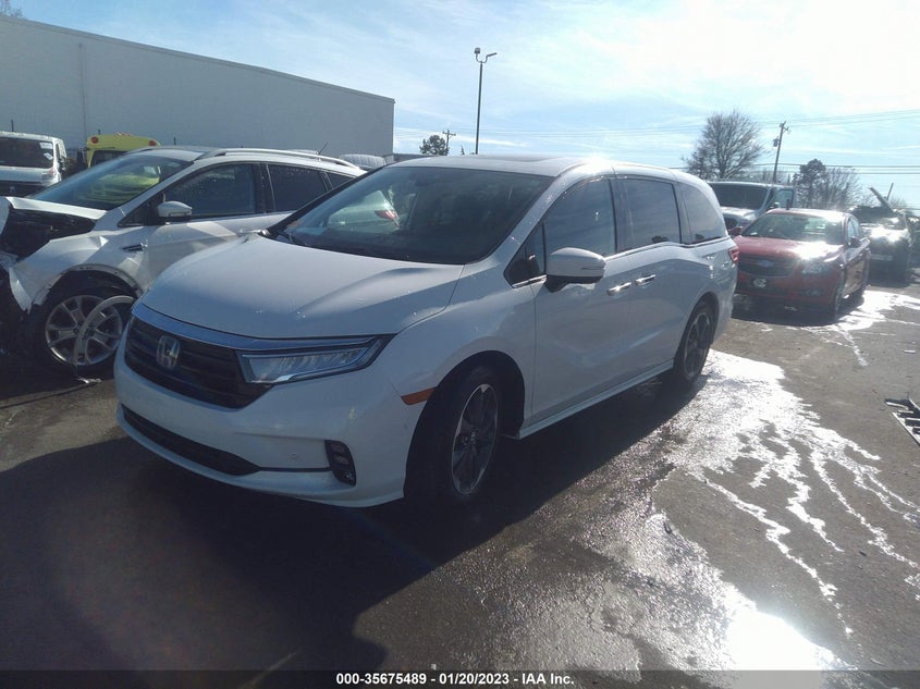 VIN 5FNRL6H95NB016174 2022 HONDA ODYSSEY ELITE