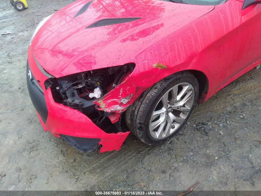 2013 HYUNDAI GENESIS COUPE 2.0T KMHHT6KD8DU111547
