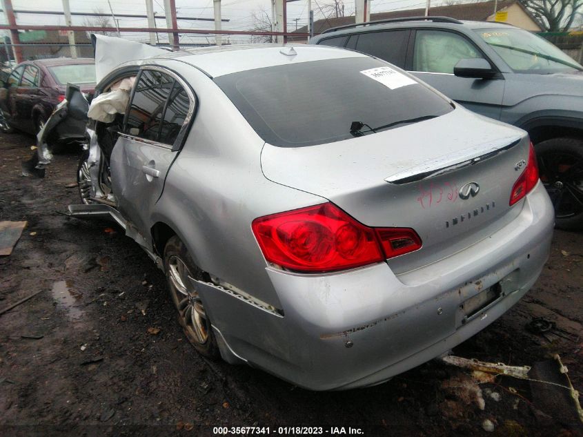2013 INFINITI G37 SEDAN X JN1CV6AR9DM760489