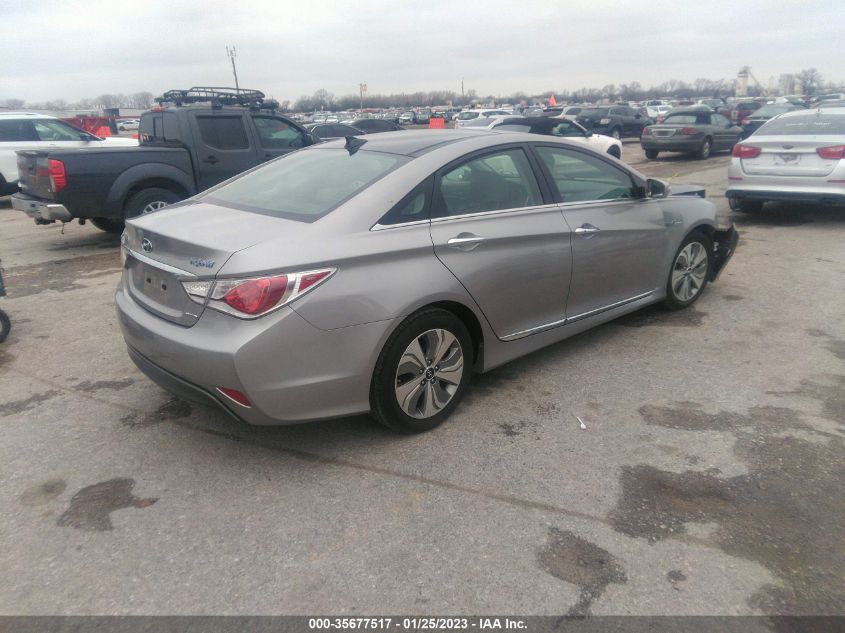 2013 HYUNDAI SONATA HYBRID LIMITED - KMHEC4A40DA074813