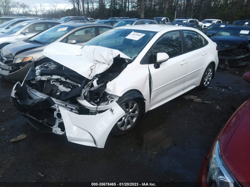 VIN 5YFEPRAE0LP029654 2020 TOYOTA COROLLA LE
