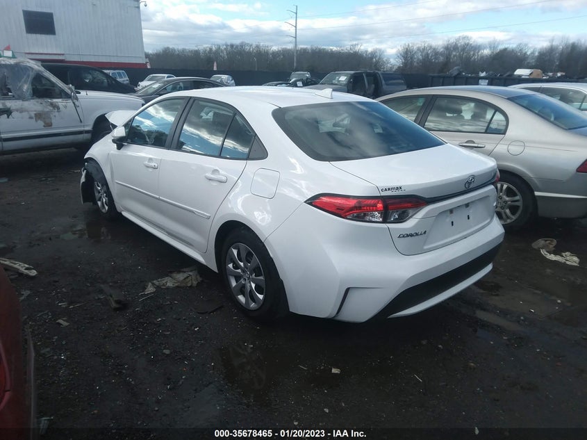 VIN 5YFEPRAE0LP029654 2020 TOYOTA COROLLA LE