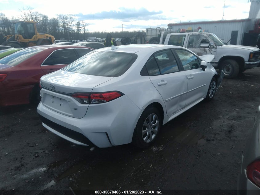 VIN 5YFEPRAE0LP029654 2020 TOYOTA COROLLA LE