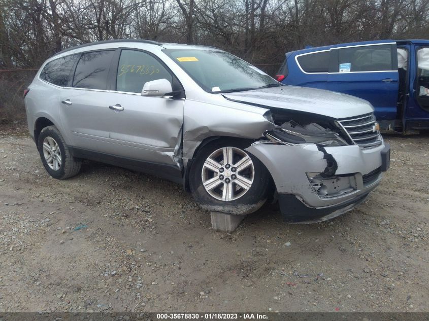 2014 CHEVROLET TRAVERSE LT - 1GNKRHKD9EJ248740