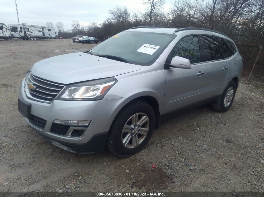 2014 CHEVROLET TRAVERSE LT - 1GNKRHKD9EJ248740