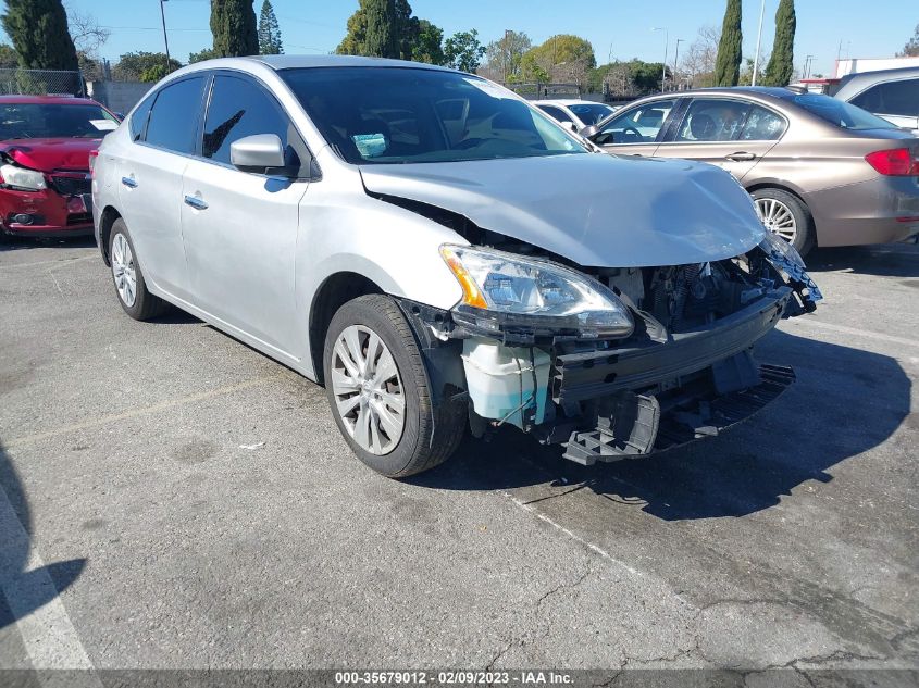 2015 NISSAN SENTRA S - 3N1AB7AP2FY235343