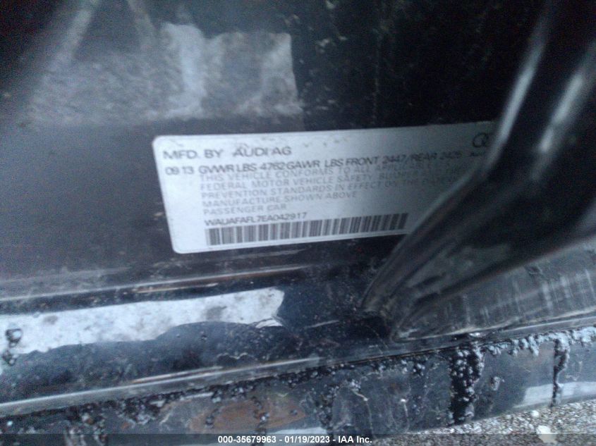 2014 AUDI A4 PREMIUM - WAUAFAFL7EA042917