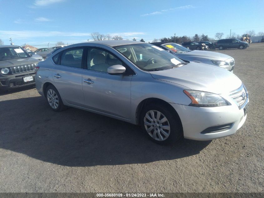 VIN 3N1AB7AP9DL611353 2013 NISSAN SENTRA no.1