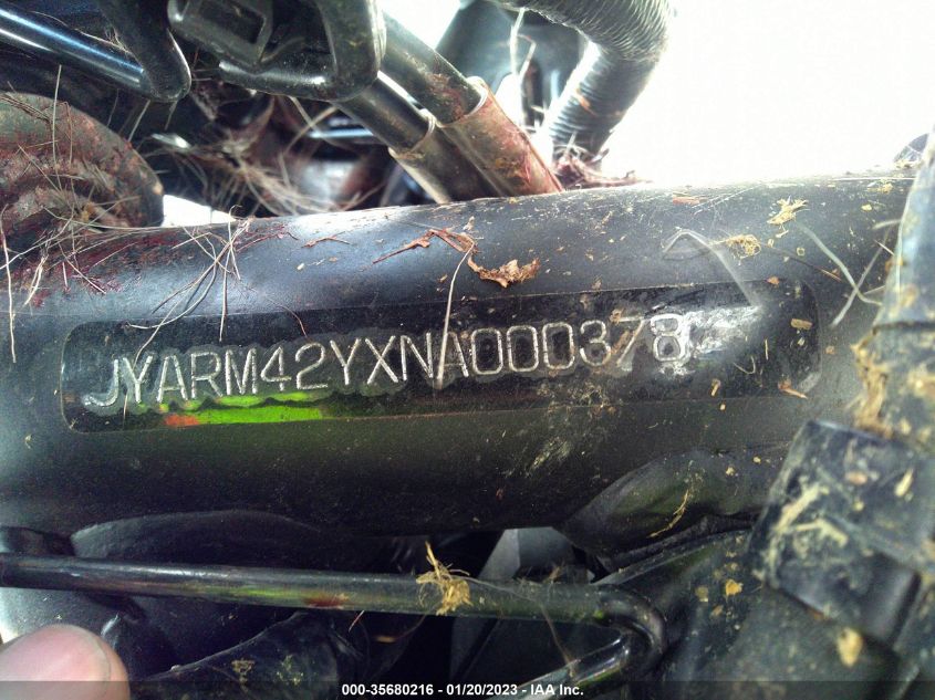 2022 YAMAHA MTM690 JYARM42YXNA000378