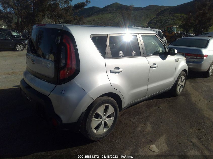 2014 KIA SOUL BASE - KNDJN2A28E7701045