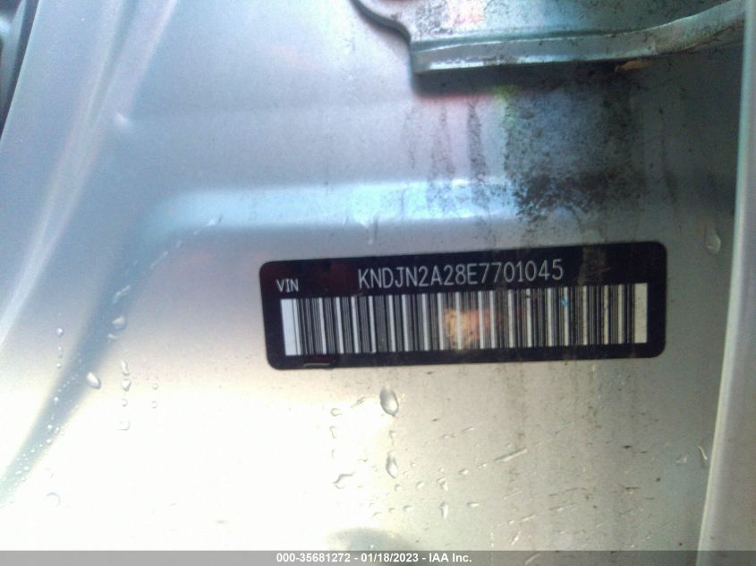 2014 KIA SOUL BASE - KNDJN2A28E7701045