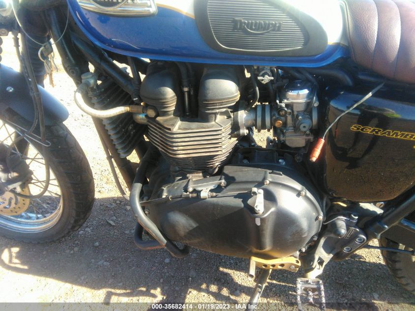 2007 TRIUMPH MOTORCYCLE SCRAMBLER SMT925RN07J290257