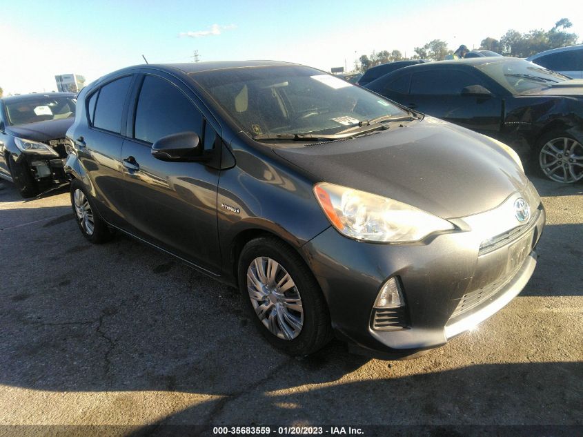 2013 TOYOTA PRIUS C ONE/TWO/THREE/FOUR - JTDKDTB38D1057830