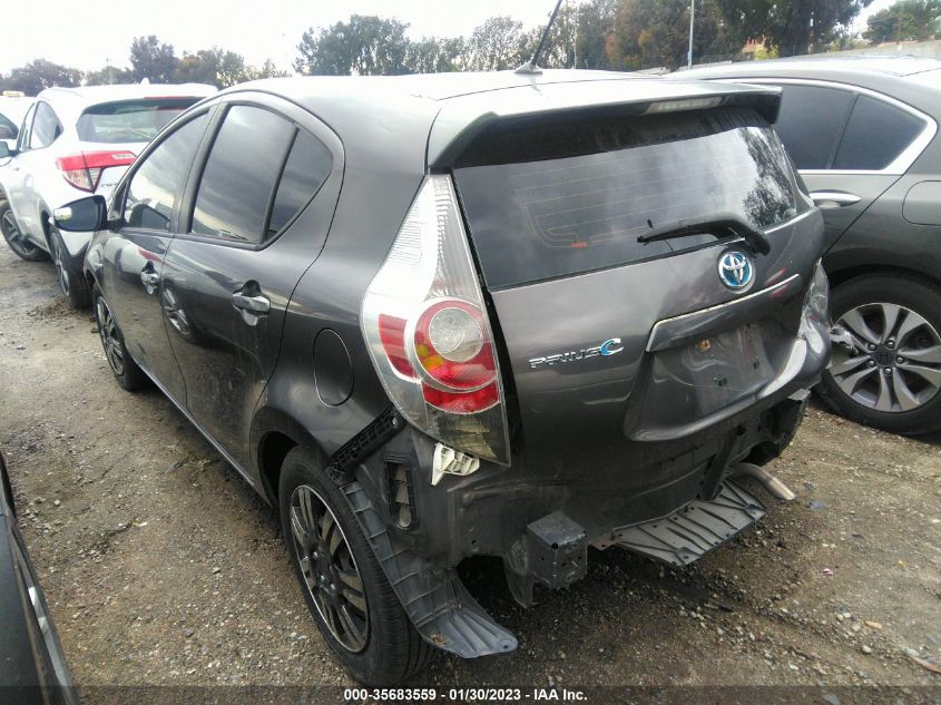 2013 TOYOTA PRIUS C ONE/TWO/THREE/FOUR - JTDKDTB38D1057830