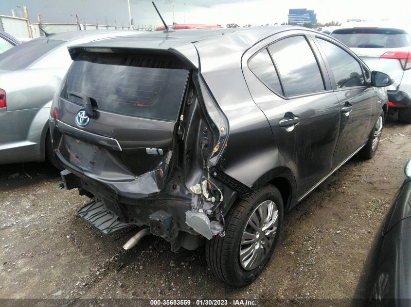 2013 TOYOTA PRIUS C ONE/TWO/THREE/FOUR - JTDKDTB38D1057830