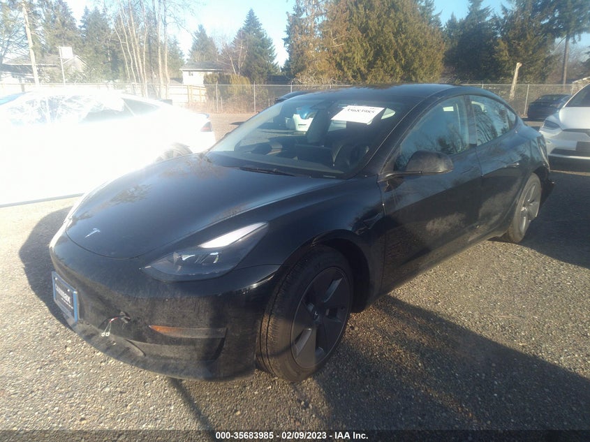 VIN 5YJ3E1EBXNF130634 2022 TESLA MODEL 3 LONG RANGE