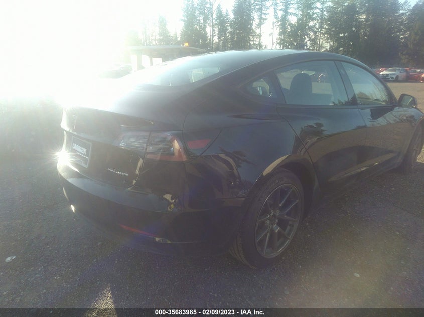 VIN 5YJ3E1EBXNF130634 2022 TESLA MODEL 3 LONG RANGE