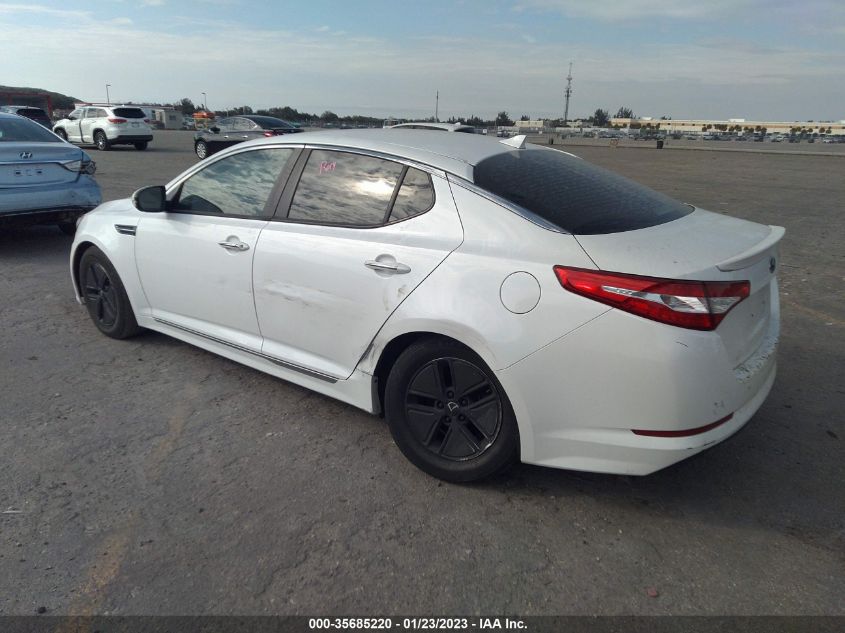 2013 KIA OPTIMA HYBRID LX - KNAGM4AD4D5042298