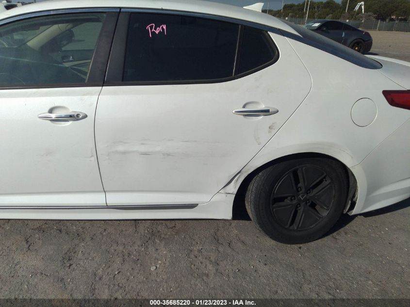 2013 KIA OPTIMA HYBRID LX - KNAGM4AD4D5042298