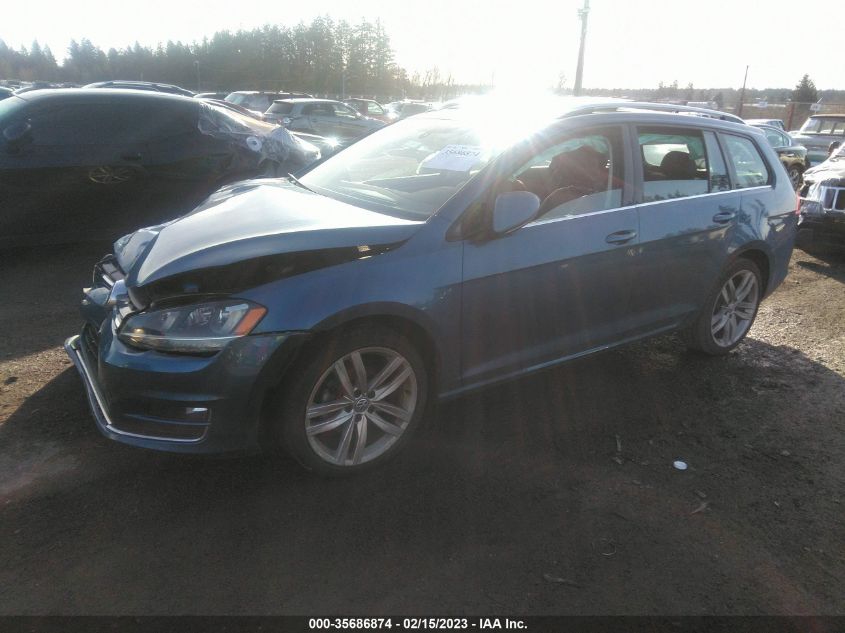 2015 VOLKSWAGEN GOLF SPORTWAGEN TDI SEL 3VWCA7AU3FM500824
