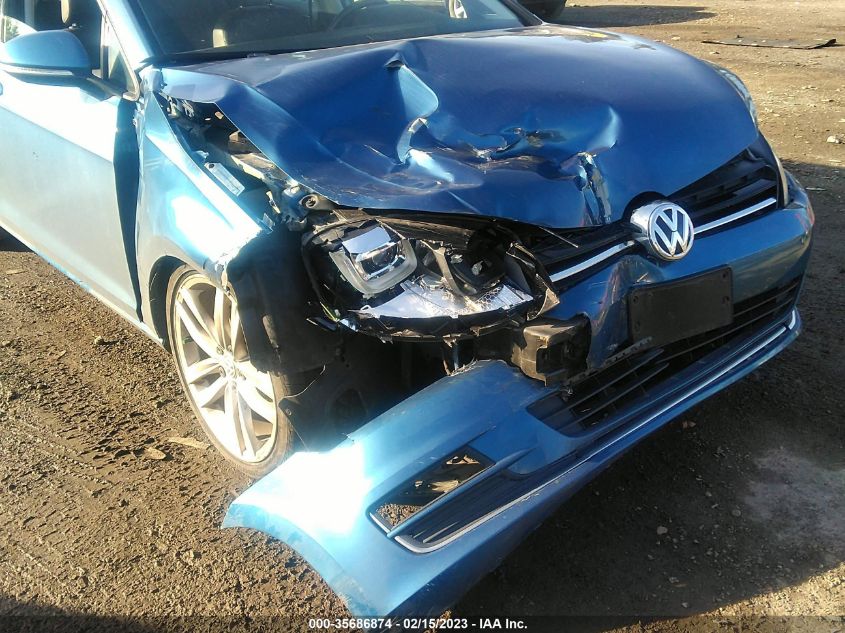 2015 VOLKSWAGEN GOLF SPORTWAGEN TDI SEL 3VWCA7AU3FM500824
