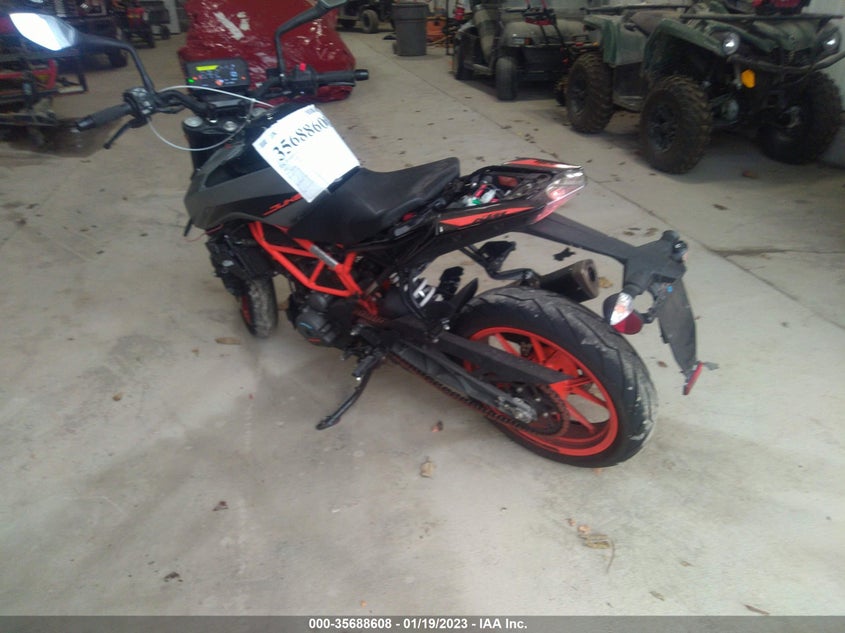 VIN MD2JPJ407MC267490 2021 KTM 390 DUKE