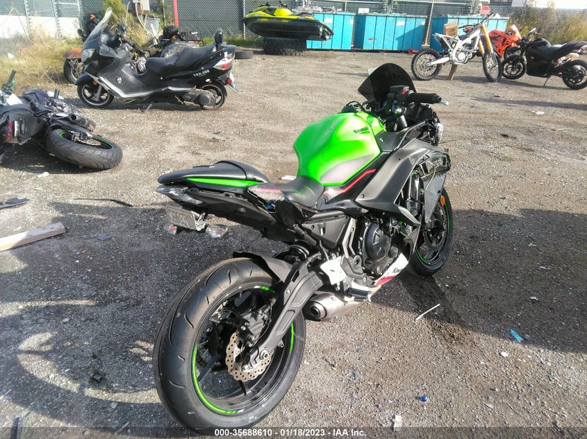 VIN ML5EXEN19NDA66236 2022 KAWASAKI EX650 N