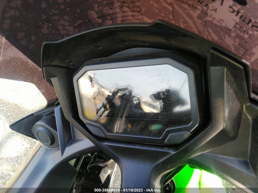 VIN ML5EXEN19NDA66236 2022 KAWASAKI EX650 N