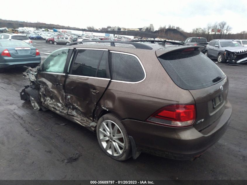 2013 VOLKSWAGEN JETTA SPORTWAGEN TDI W/SUNROOF - 3VWPL7AJ6DM631230