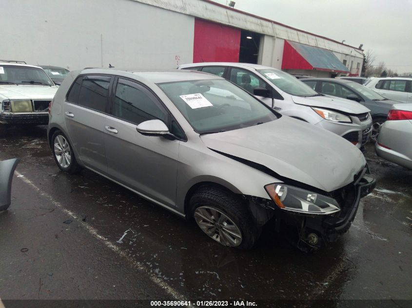 2015 VOLKSWAGEN GOLF TDI S - 3VW2A7AU8FM047716