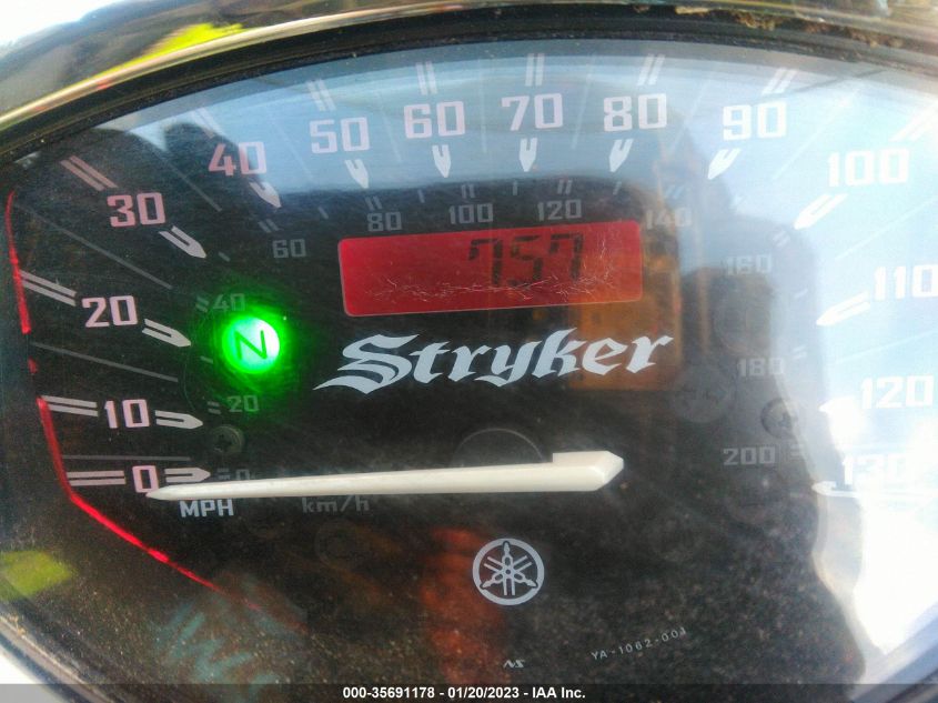 2012 YAMAHA XVS1300 CU JYAVP33E9CA005475