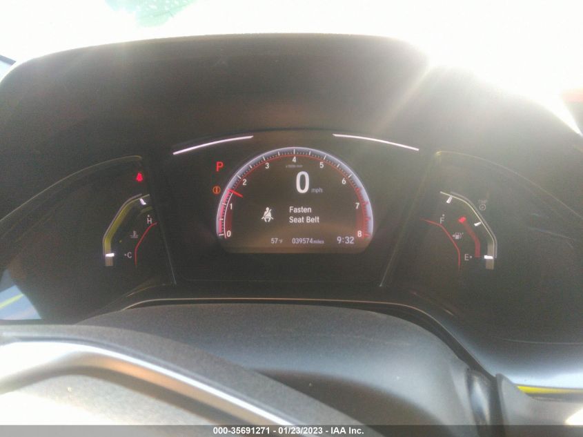 2019 HONDA CIVIC HATCHBACK SPORT TOURING - SHHFK7H91KU415699