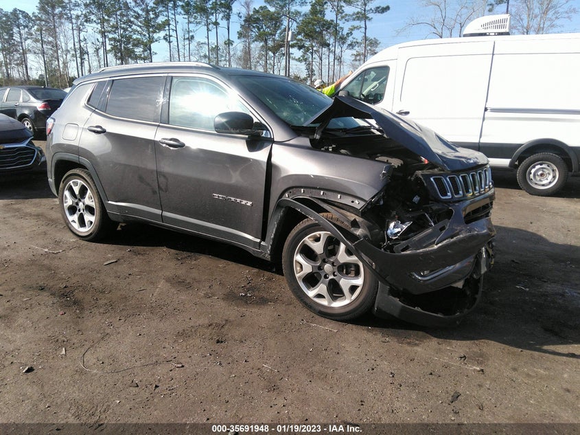 VIN 3C4NJDCB7MT524164 2021 JEEP COMPASS LIMITED