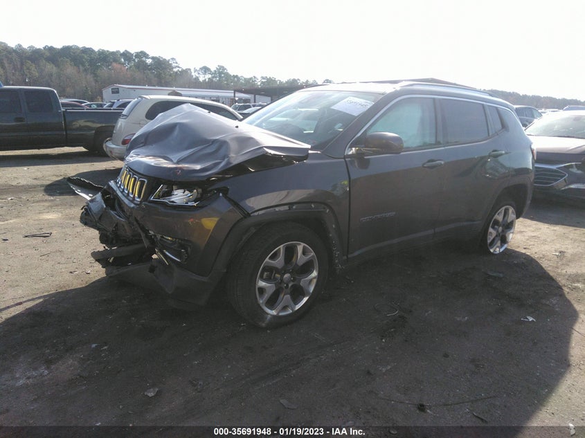 VIN 3C4NJDCB7MT524164 2021 JEEP COMPASS LIMITED