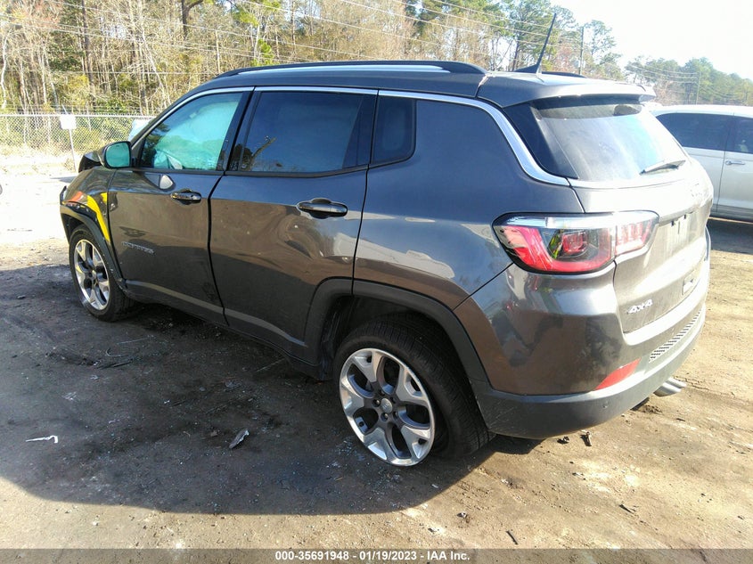 VIN 3C4NJDCB7MT524164 2021 JEEP COMPASS LIMITED