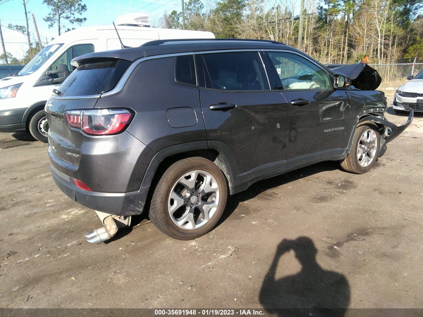 VIN 3C4NJDCB7MT524164 2021 JEEP COMPASS LIMITED